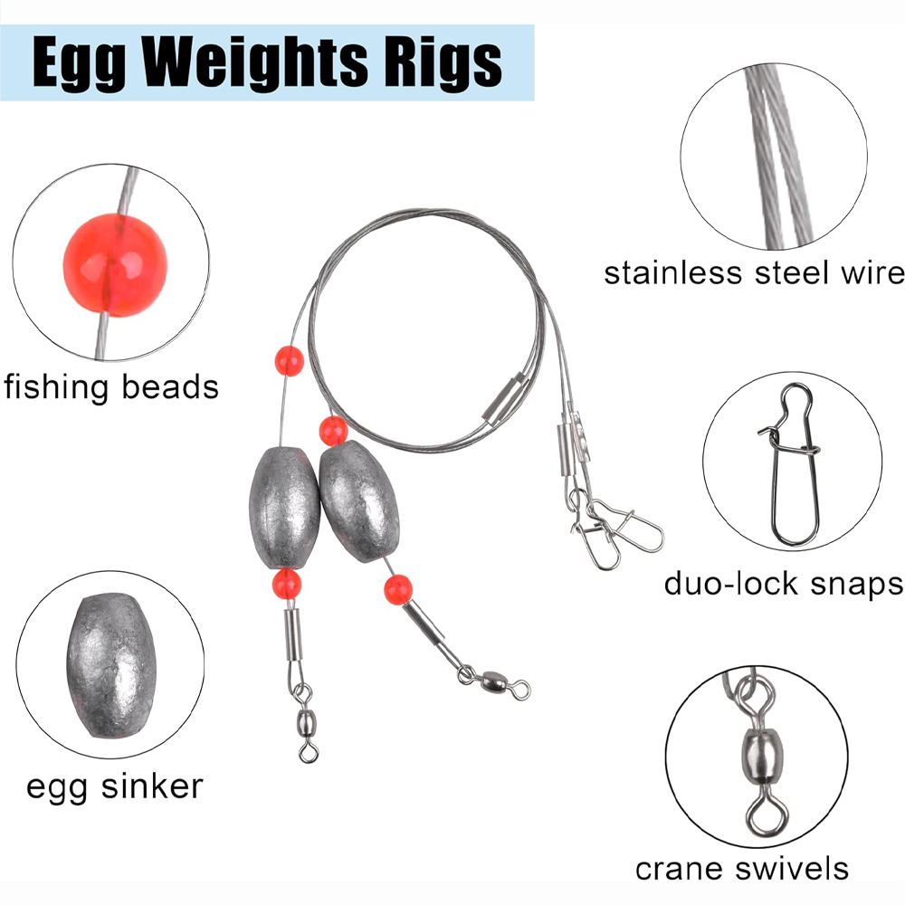 2Pcs Fishing Egg Sinker Weight - Fishing Equipment Shop ulasan dan harga