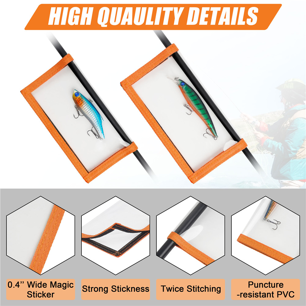 4Pcs Fishing Lure Wraps Durabl - Fishing Equipment Shop ulasan dan harga
