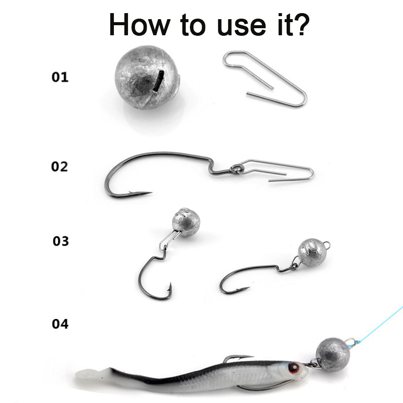 Simpleyi 5pcs/Lot Lead Weight  - Jig Head Lure ulasan dan harga