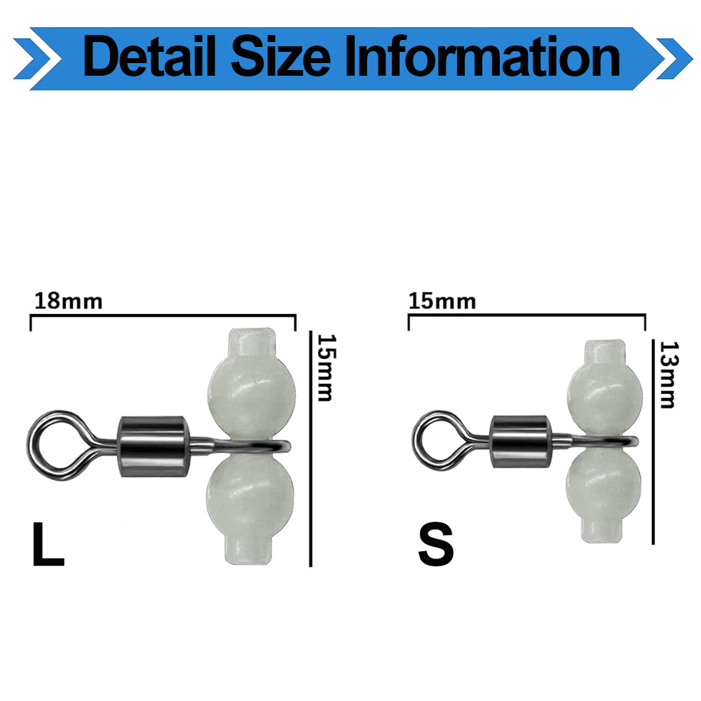 30Pcs 3 Way Swivels Fishing Co - Fishing Equipment Shop ulasan dan harga