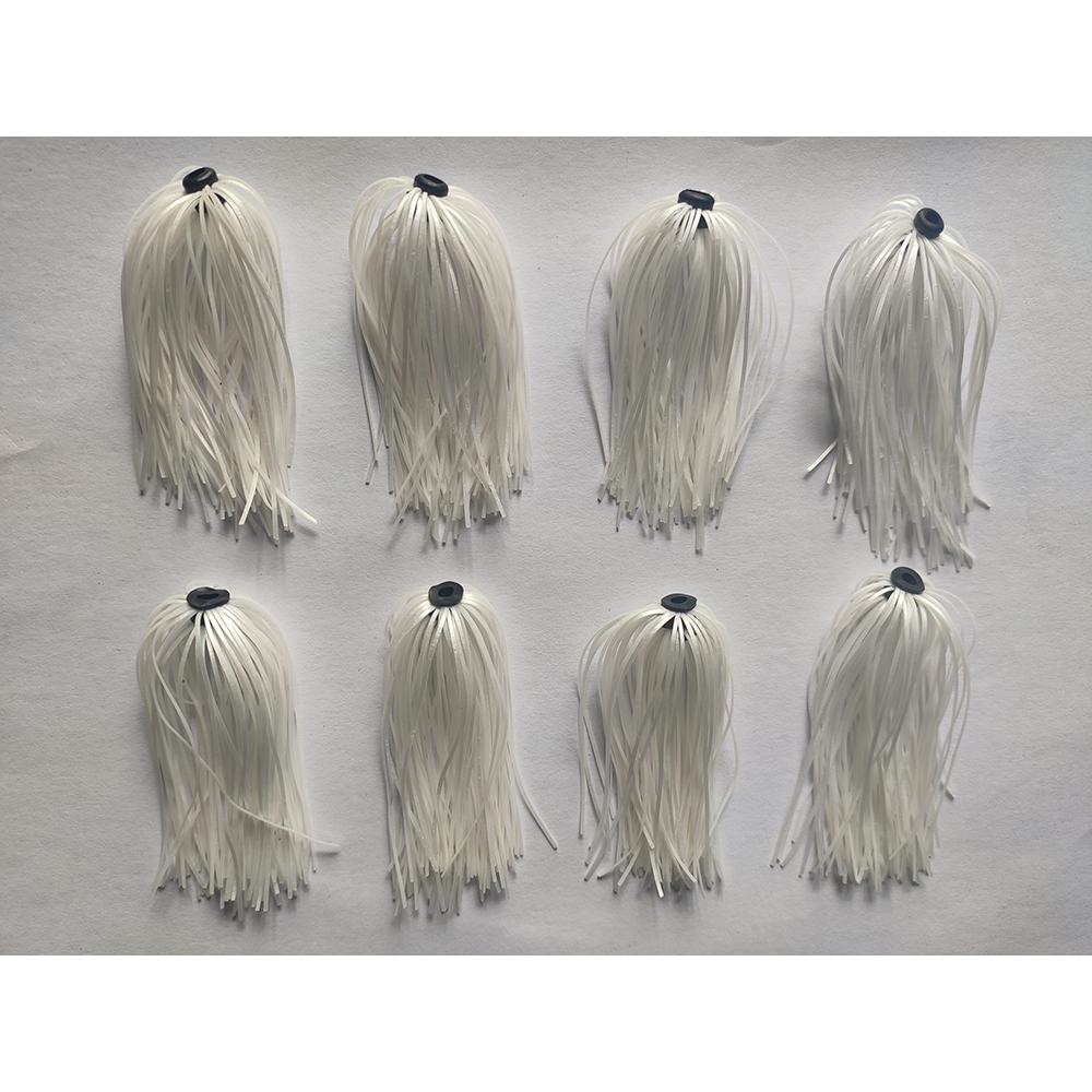 8 Bundles 50 Strands Silicone  - Jig Head Lure ulasan dan harga