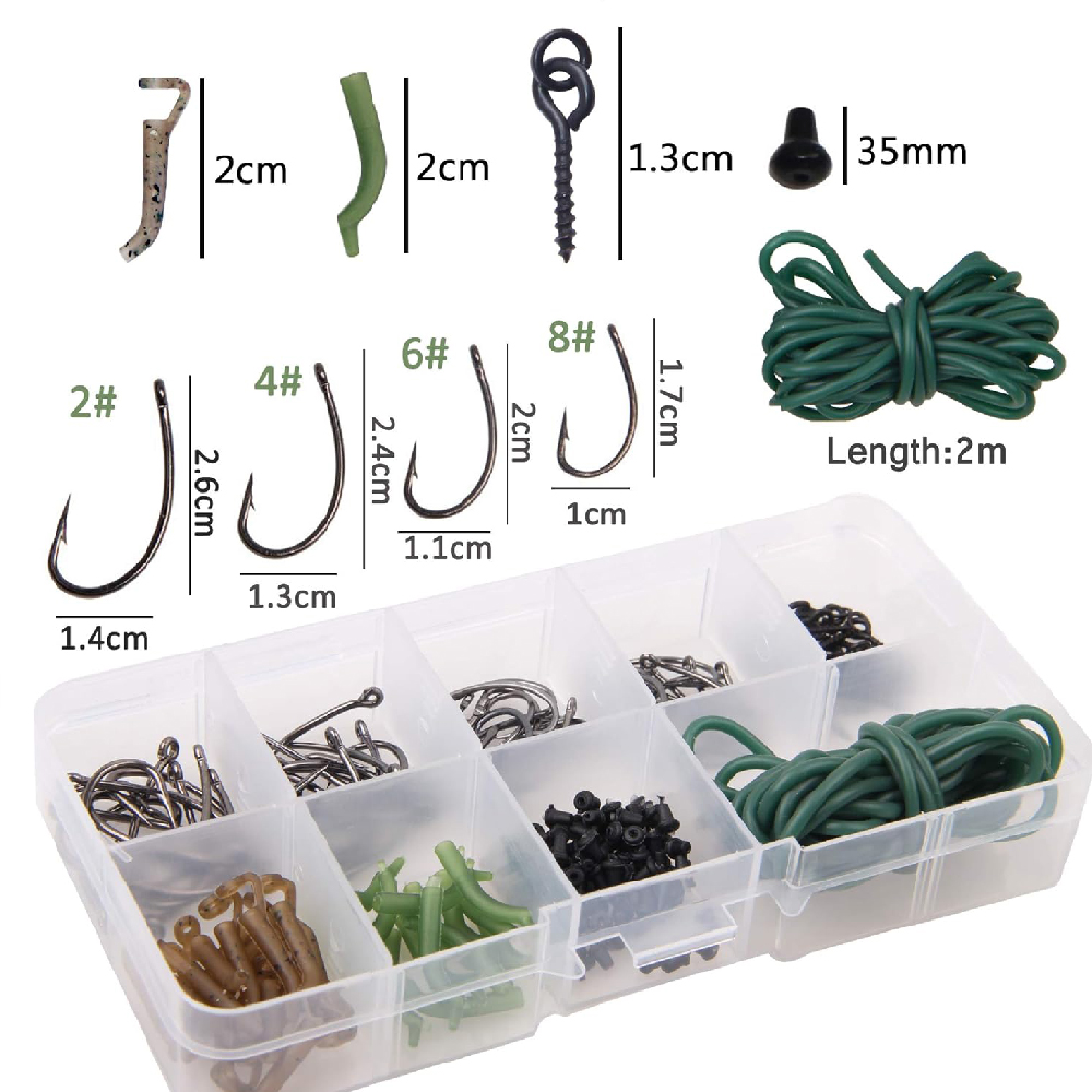121pcs Carp Fishing Rigs kit C - Fishing Equipment Shop ulasan dan harga
