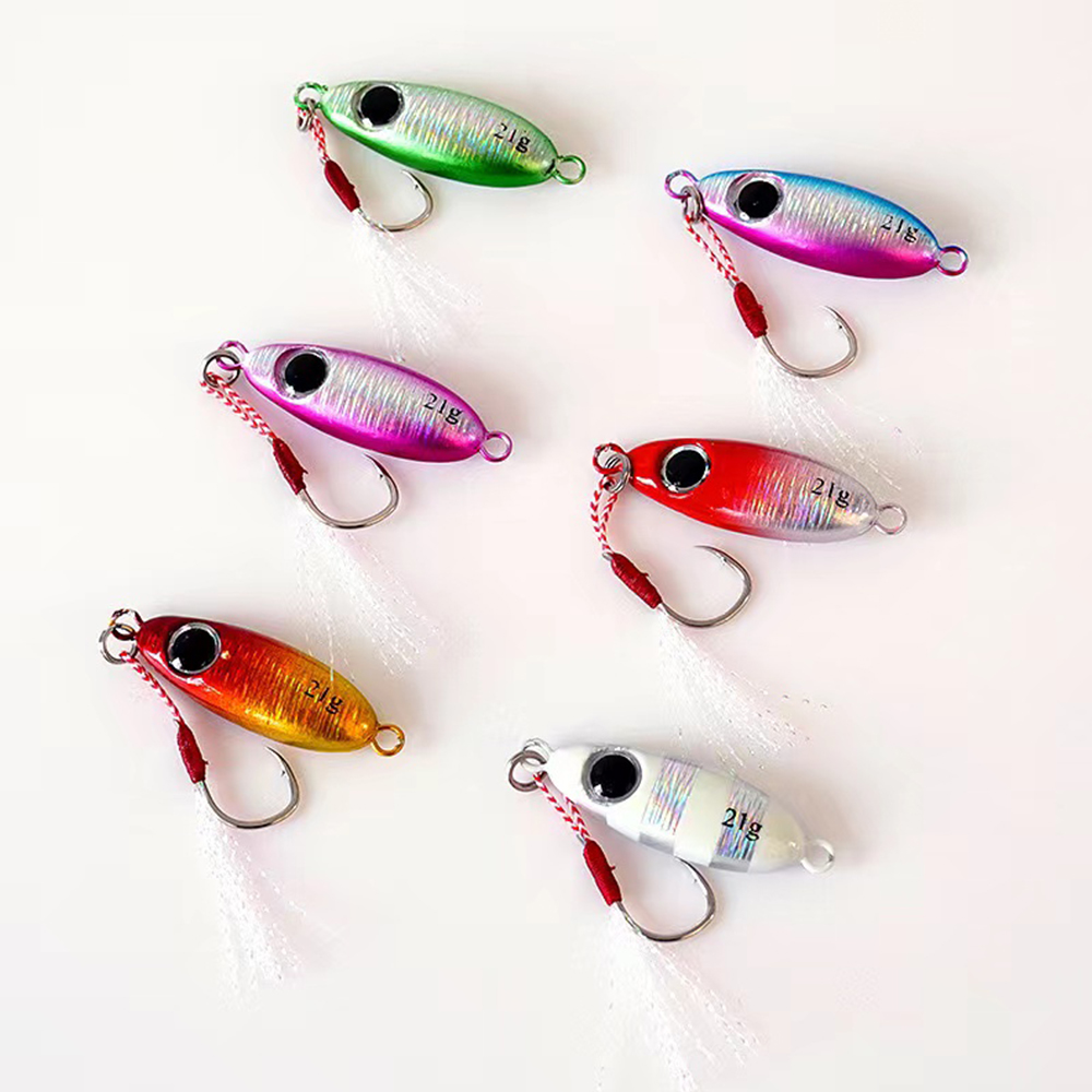 6pcs Micro Metal Jigging Fishi - Jig Head Lure ulasan dan harga