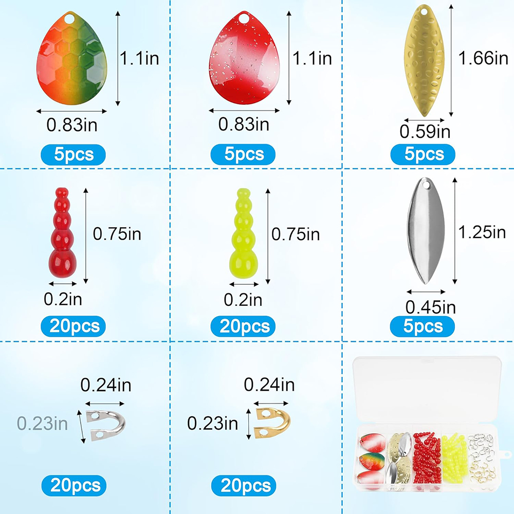 100Pcs Walleye Rig Making Kit  - Fishing Equipment Shop ulasan dan harga