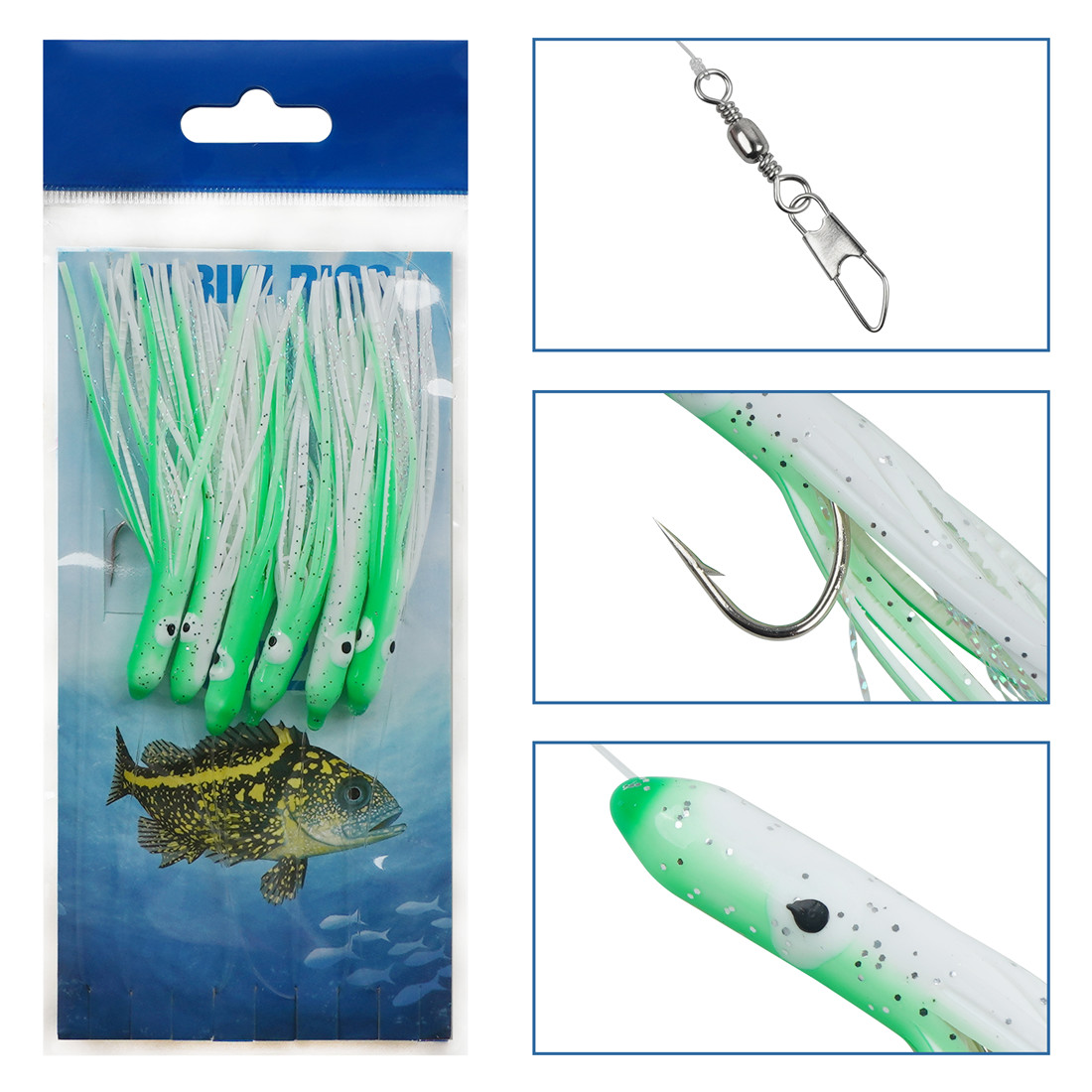 6Packs String Fishing hooks 6- - Fishing Equipment Shop ulasan dan harga