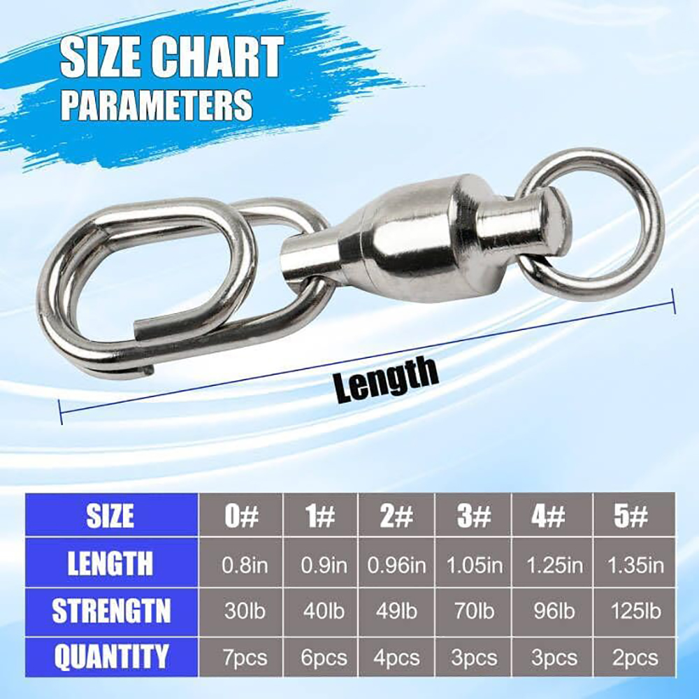 25pcs Ball Bearing Fishing Swi - Fishing Equipment Shop ulasan dan harga