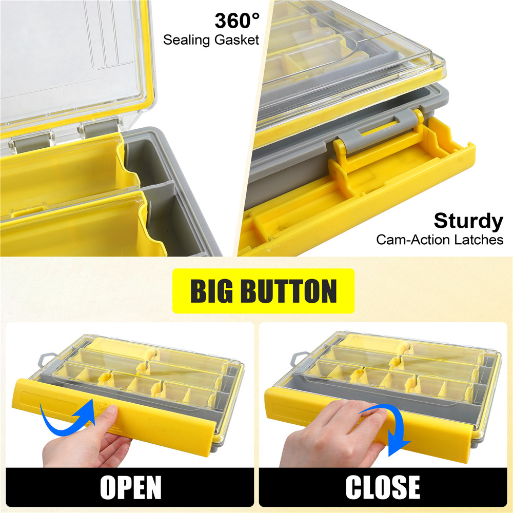 Fishing Tackle box Waterproof  - Fishing Equipment Shop ulasan dan harga