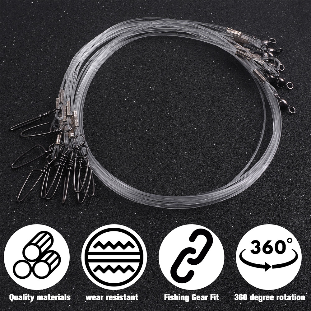 96Pcs Fluorocarbon Fishing Lea - Fishing Equipment Shop ulasan dan harga