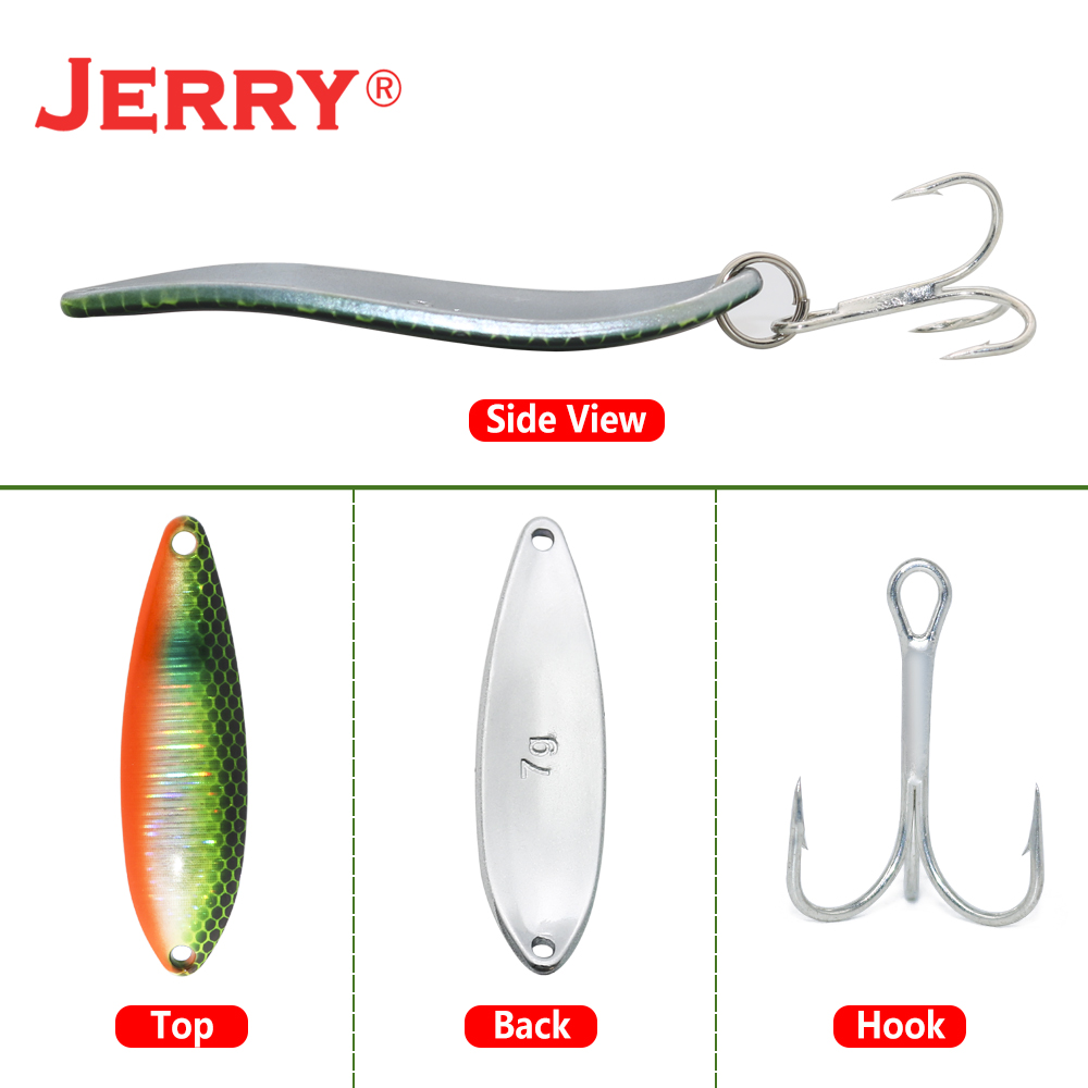Jerry JD Artificial Spoon Lure - Jig Head Lure ulasan dan harga